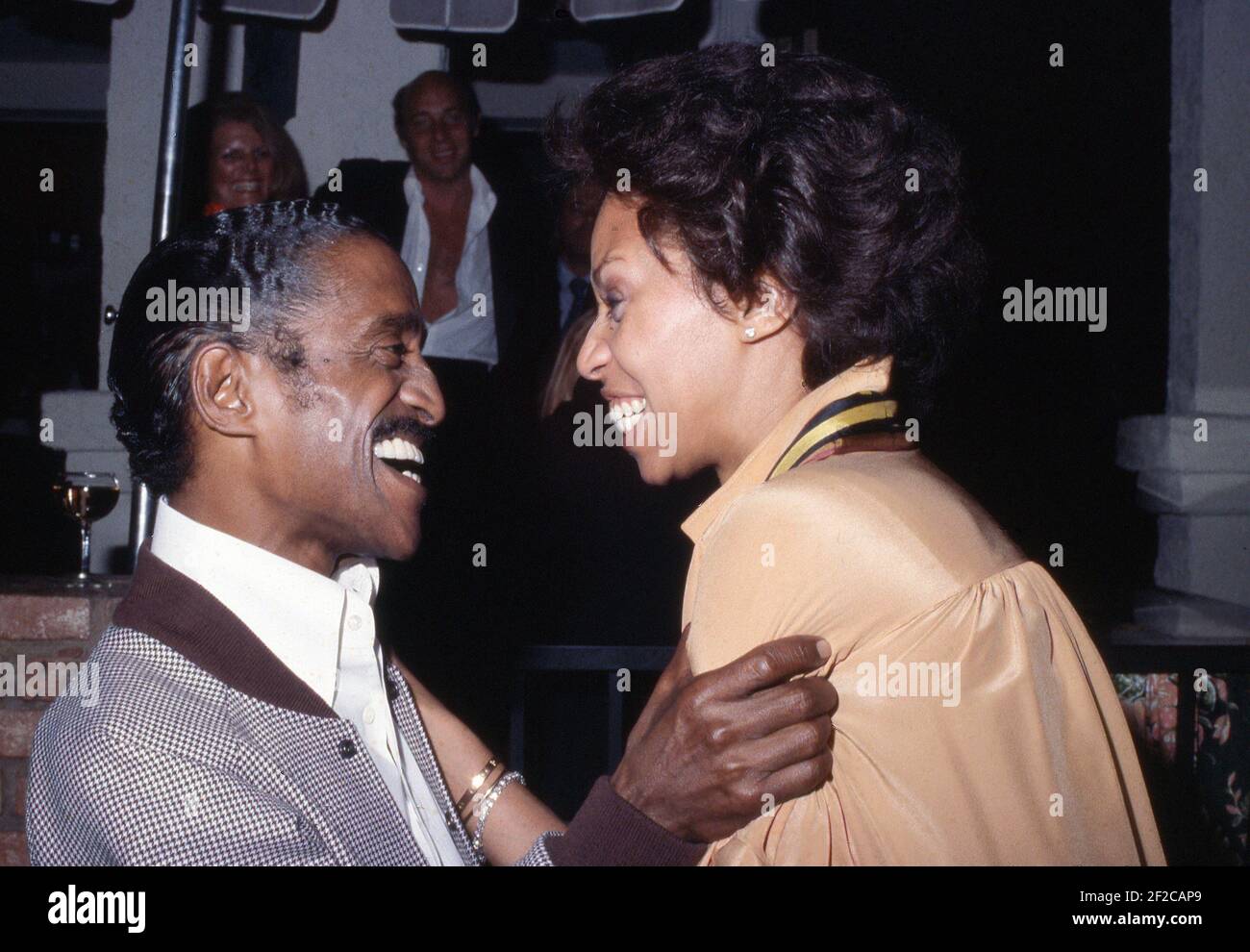Sammy Davis Jr. and Altovise Davis Circa 1980's Credit: Ralph Dominguez ...