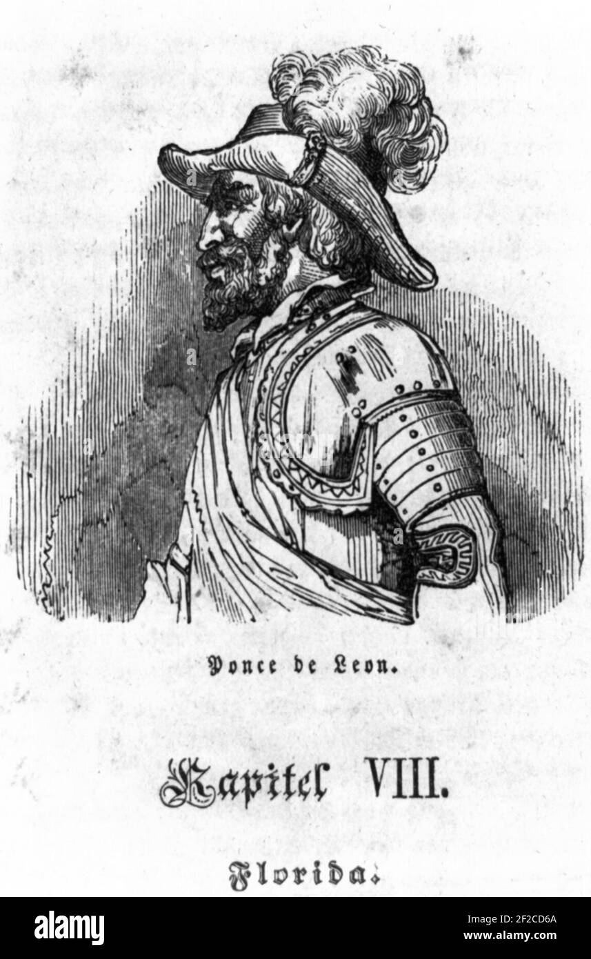 PONCE DE LEON, JUANreworked in full Stock Photo Alamy