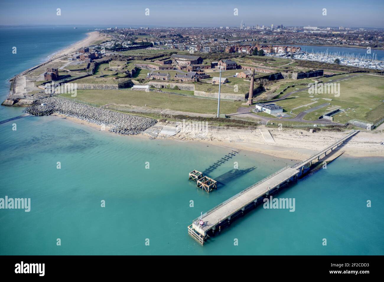 Aerial view fort cumberland portsmouth hires stock photography and
