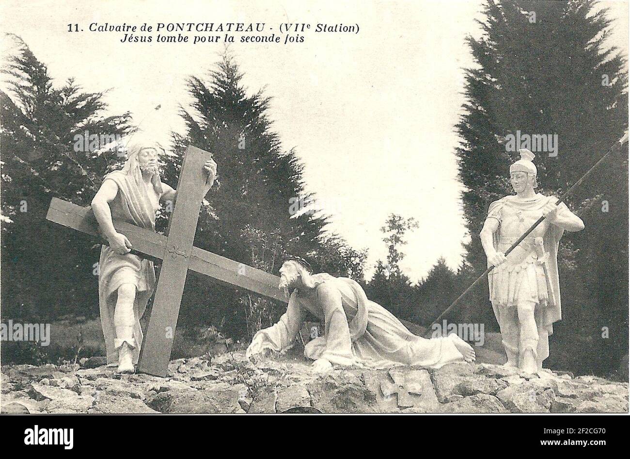Pontchateau FR 44 le Calvaire vers 1920 carte Postale 08 Stock Photo pontchateau-fr-44-le-calvaire-vers-1920-carte-postale-08-stock-photo