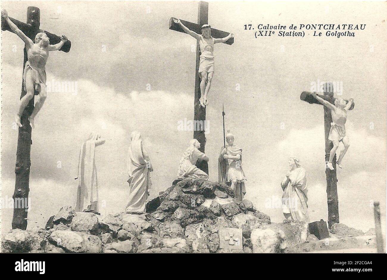 Pontchateau FR 44 le Calvaire vers 1920 carte Postale 13 Stock Photo pontchateau-fr-44-le-calvaire-vers-1920-carte-postale-13-stock-photo