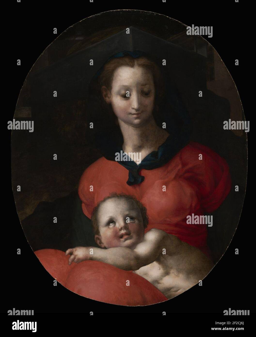 Pontormo (Jacopo Carucci) - Virgin and Child, known as the Madonna del Libro Stock Photo