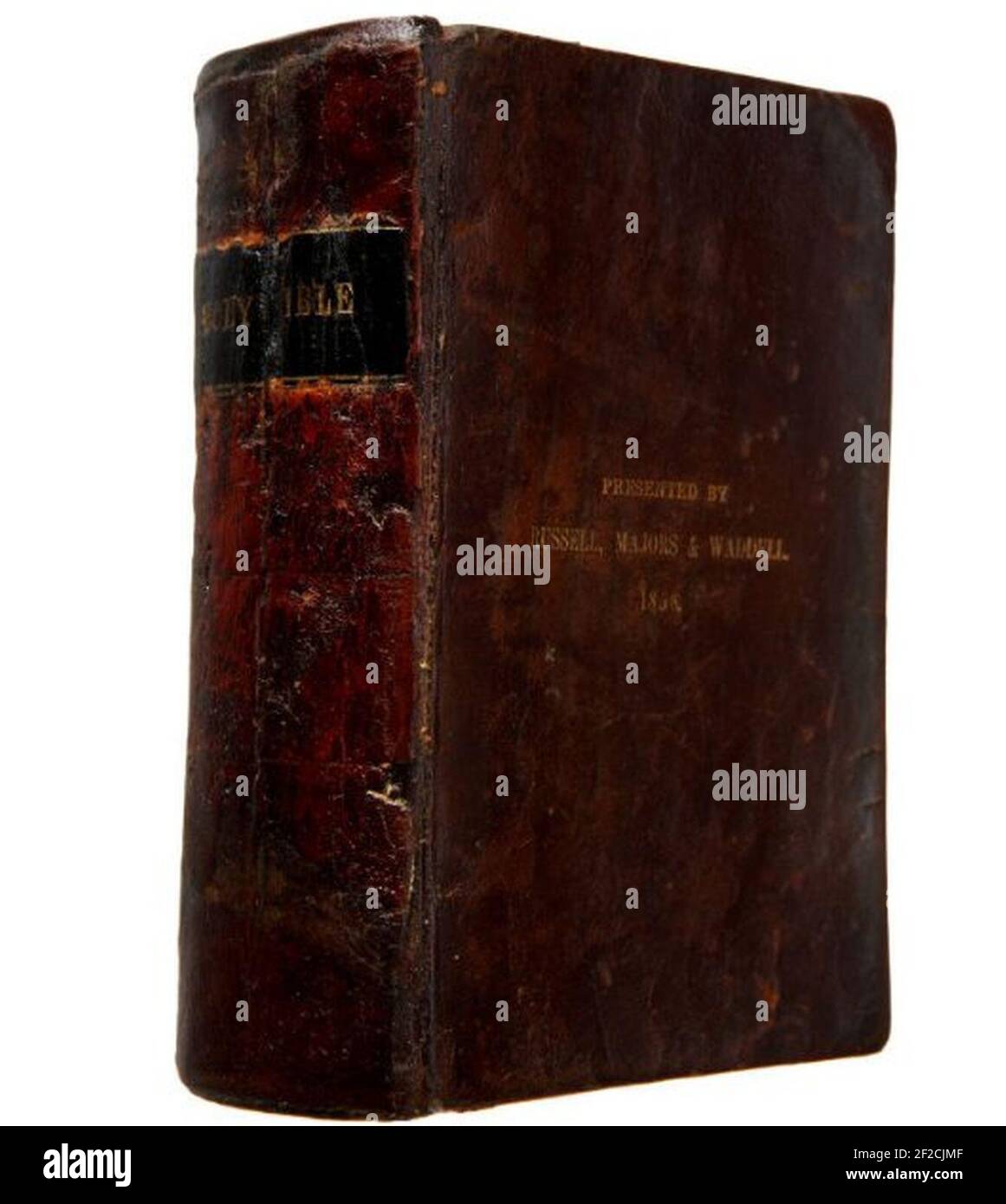 Pony Express Bible 1858 Stock Photo Alamy