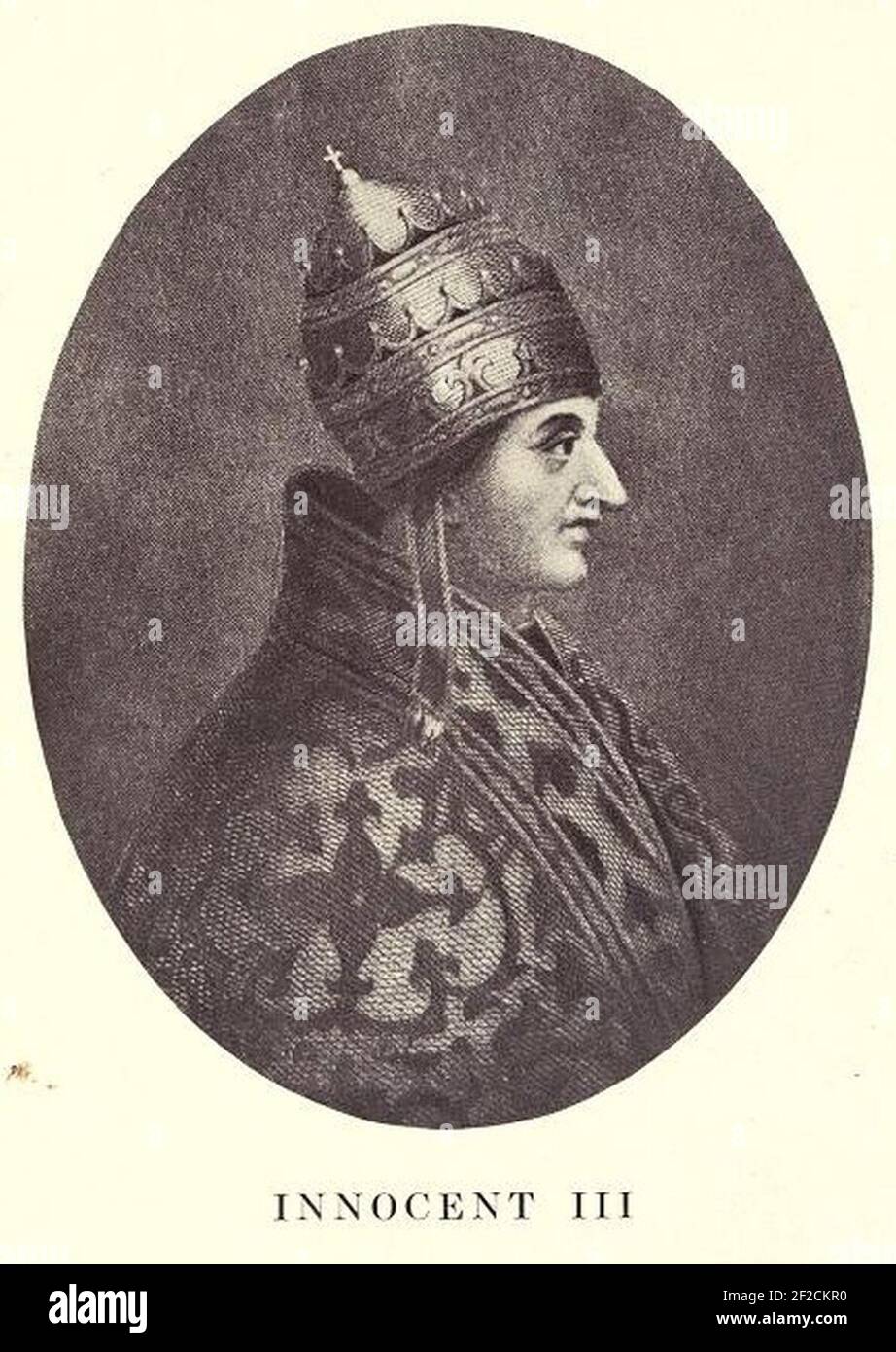 Pope Innocent III. Stock Photo