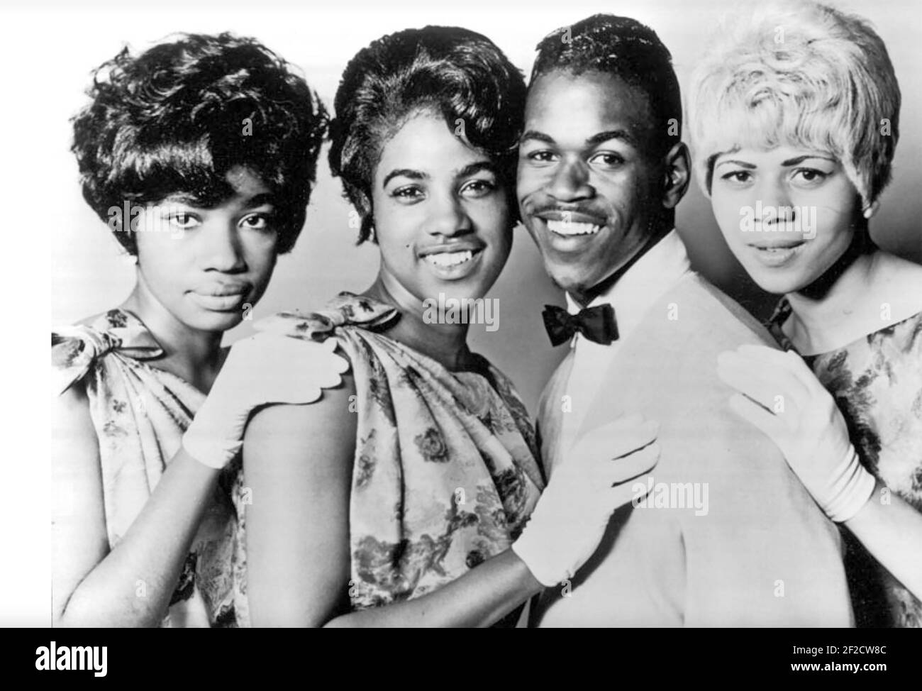 THE ORLONS Promotional photo of American R&B group about 1963 with Stephen Caldwell second from right Stock Photo