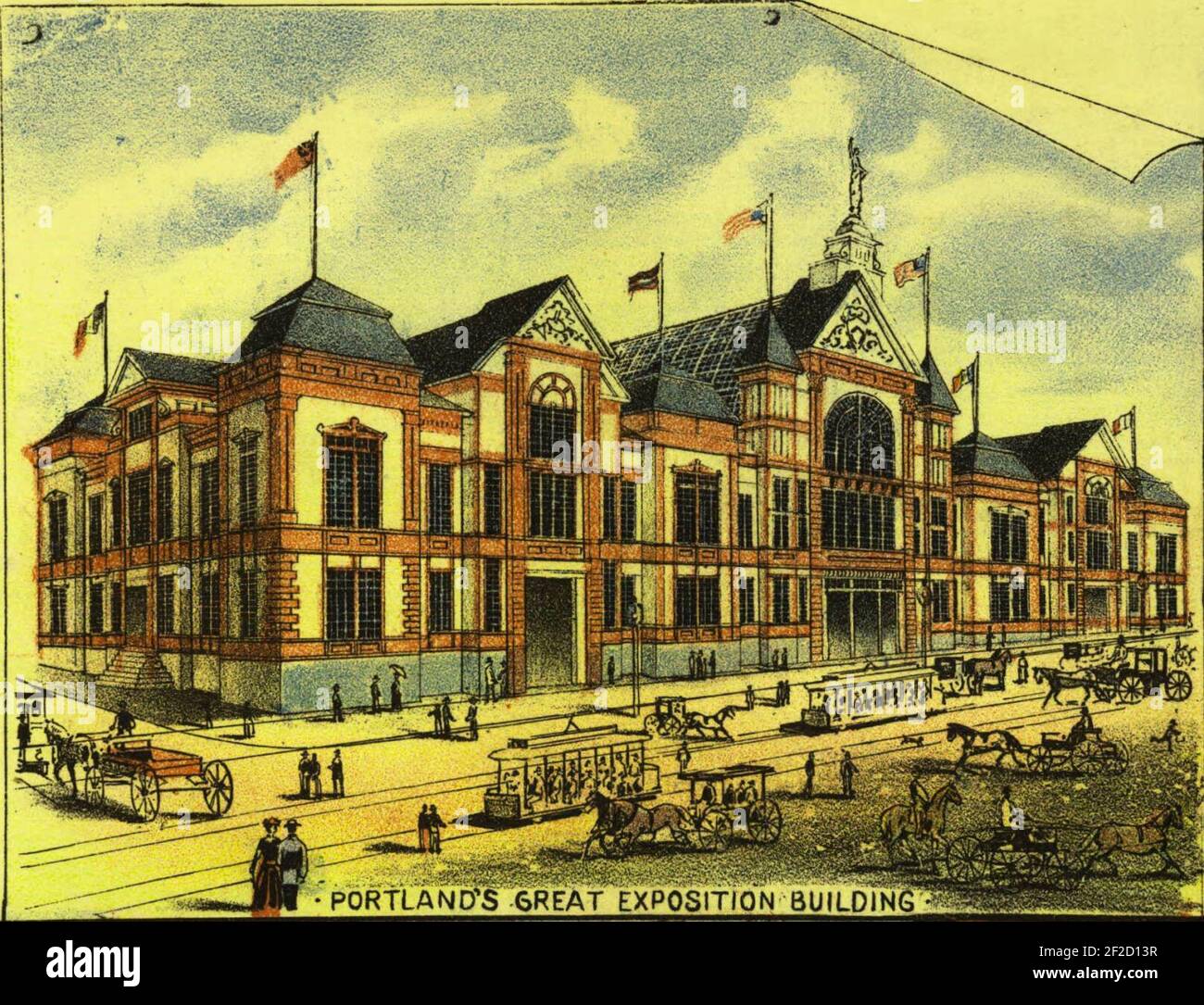 Portland's Great Exposition Building (Clohessy and Strengele, 1890 ...
