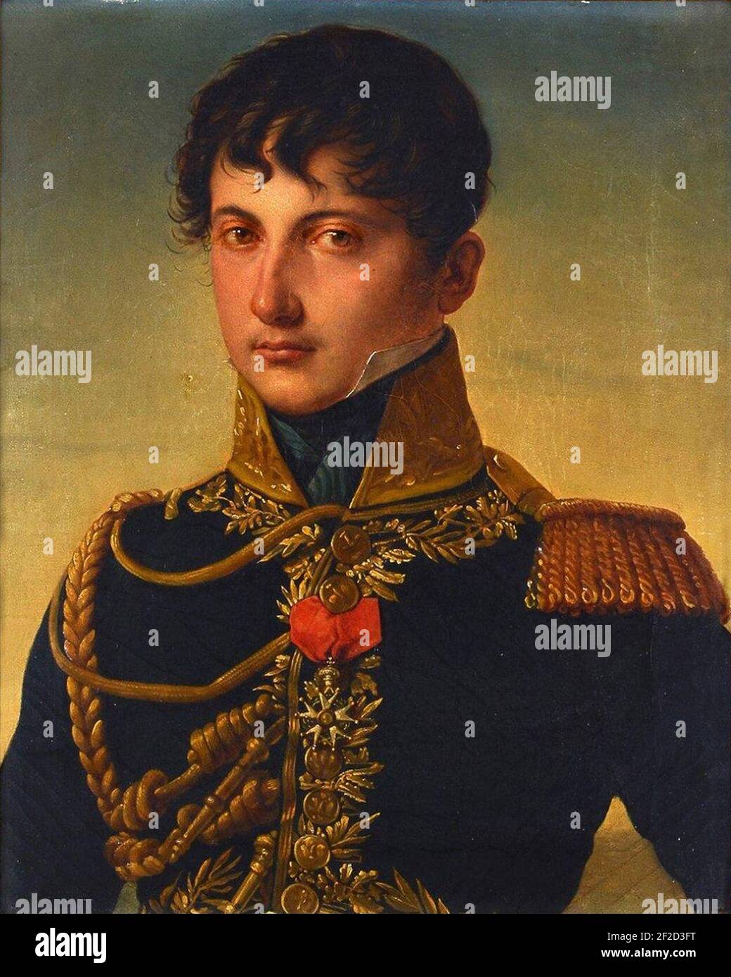 Portrait de Joseph Marie Clary, colonel de la Garde du Roi Joseph Stock