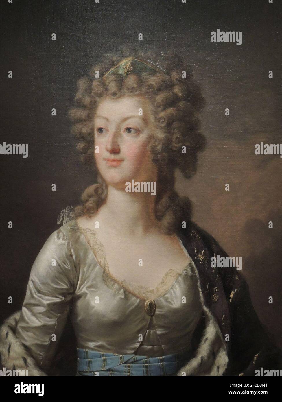 Portrait de la Reine de France (Kucharsky Stock Photo Alamy