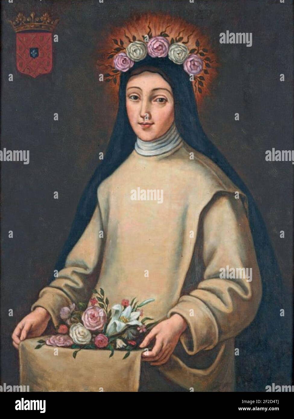 Portrait de Sainte Roseline de Villeneuve Stock Photo Alamy