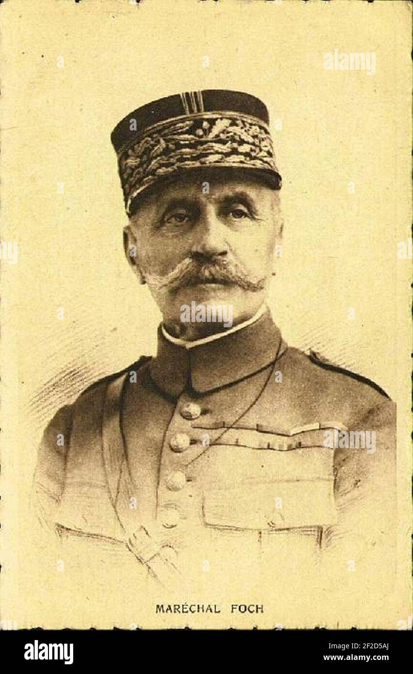 Portrait du Maréchal Ferdinand Foch 1918 (3271). Stock Photo