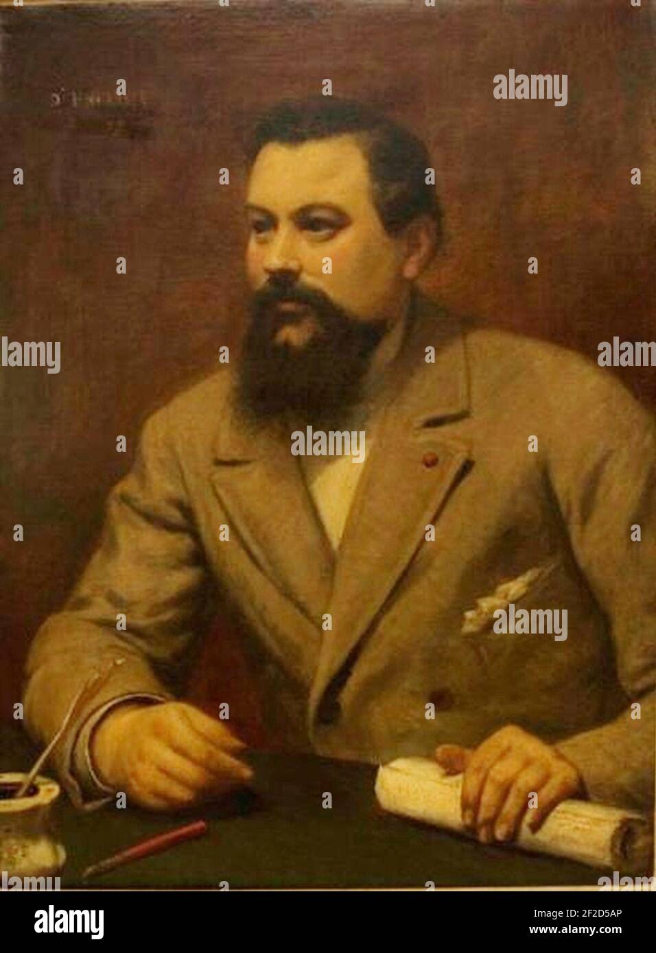 Portrait du Dr Gérard Encausse (dit Papus) AugusteÉmile Deslandes