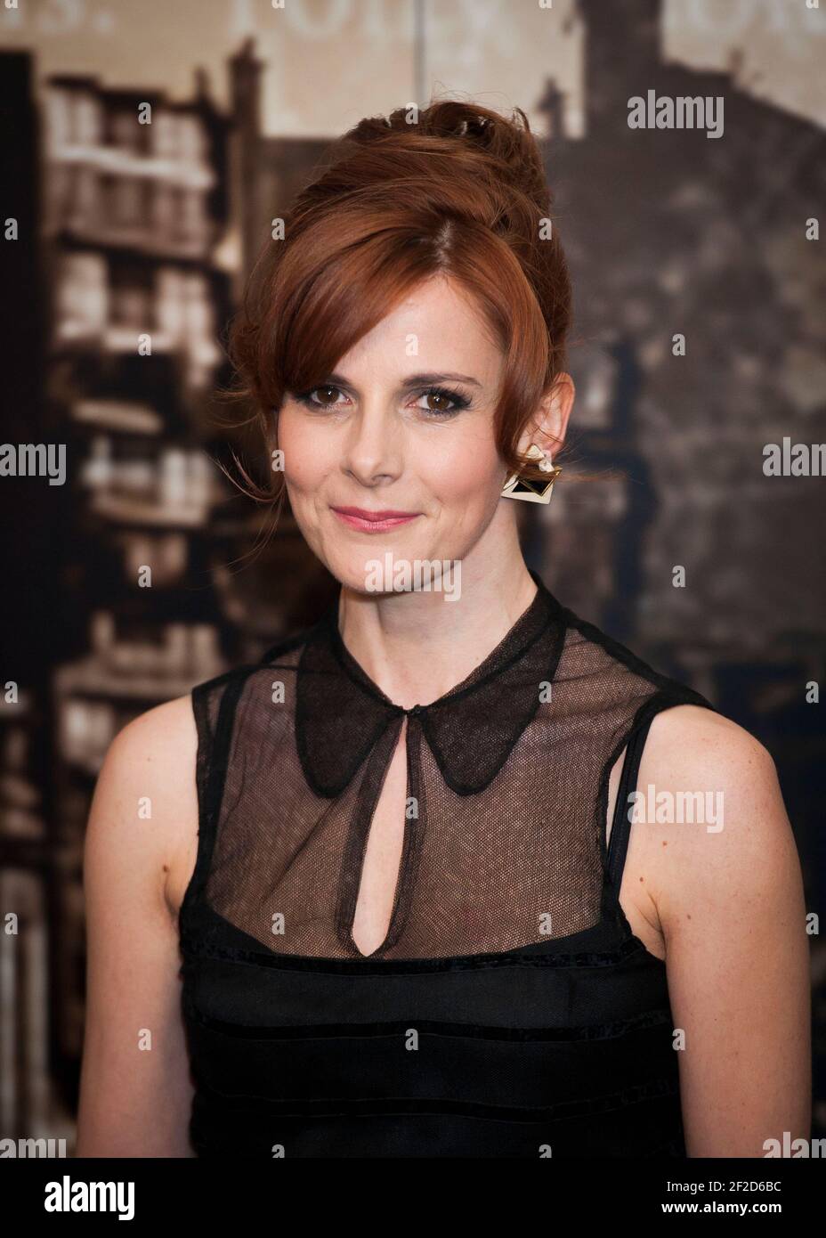 Louise Brealey arrives at the Crime Thriller Awards 2014 at the