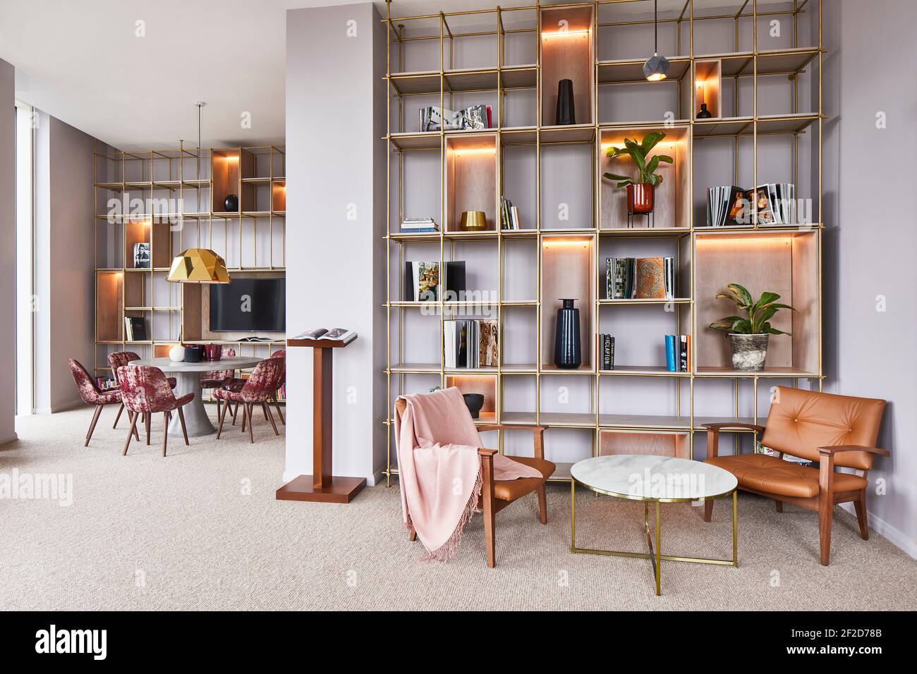 Shared social area. Moda Living Angel Gardens, Manchester, United