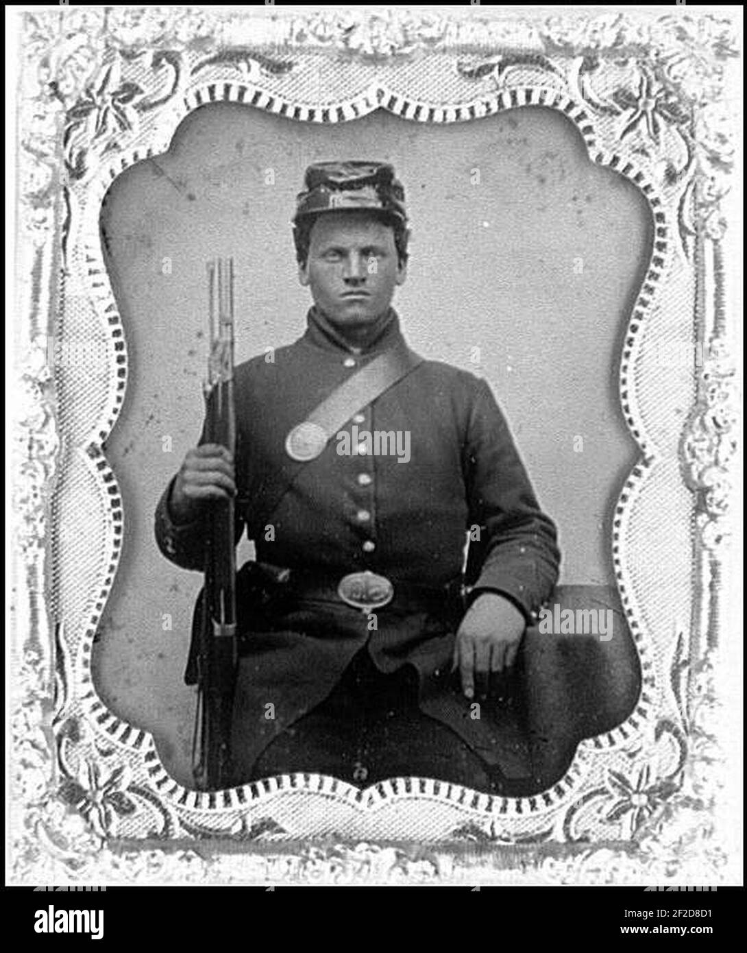 Vintage soldier portrait Black and White Stock Photos & Images - Alamy