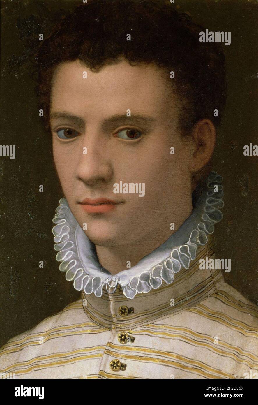 Bronzino portrait of a young man hi-res stock photography and images ...