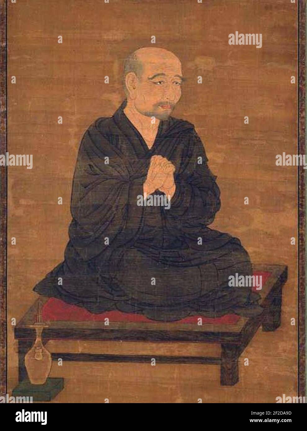 Portrait of Amoghavajra, 14 century, Stock Photo