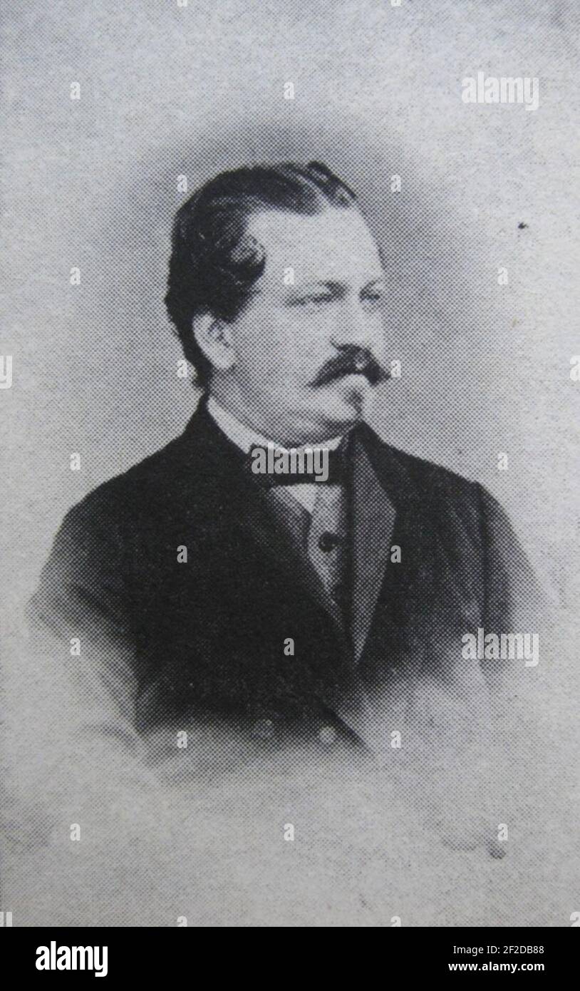 Portrait of Augustin Fundulus, mayor and businessman of Třebíč. Stock Photo
