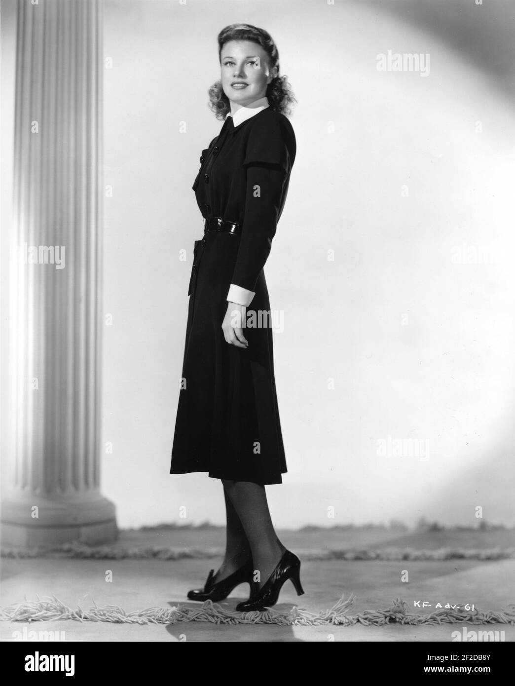 GINGER ROGERS Fashion Portrait by JOHN MIEHLE in her Best Actress Oscar