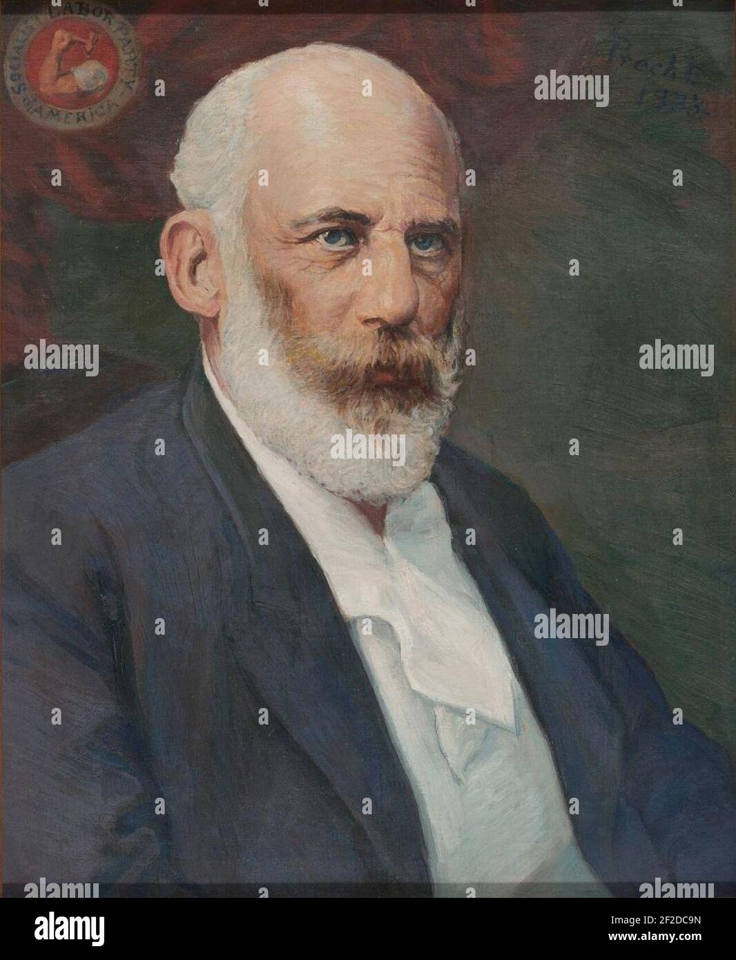 Portrait of Daniel De Leon by Frederick (Fred) Precht Stock Photo Alamy