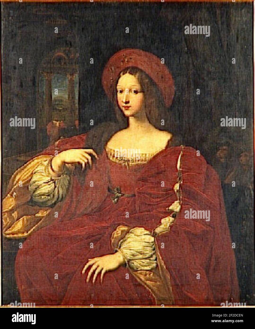 Portrait of Doña Isabel de Requesens Giulio Romano 01 Stock Photo