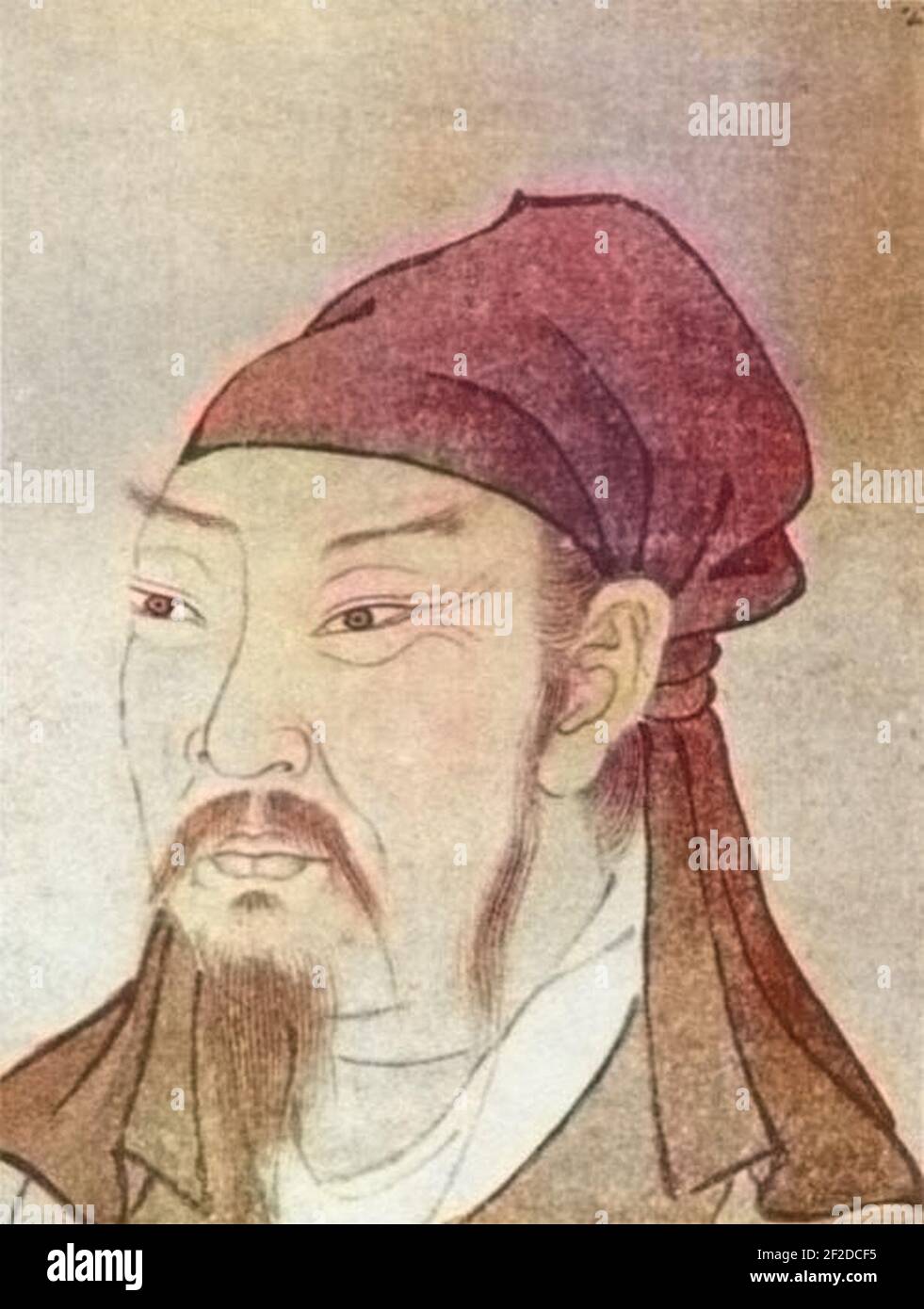 Portrait of Duke of Zhou Stock Photo - Alamy