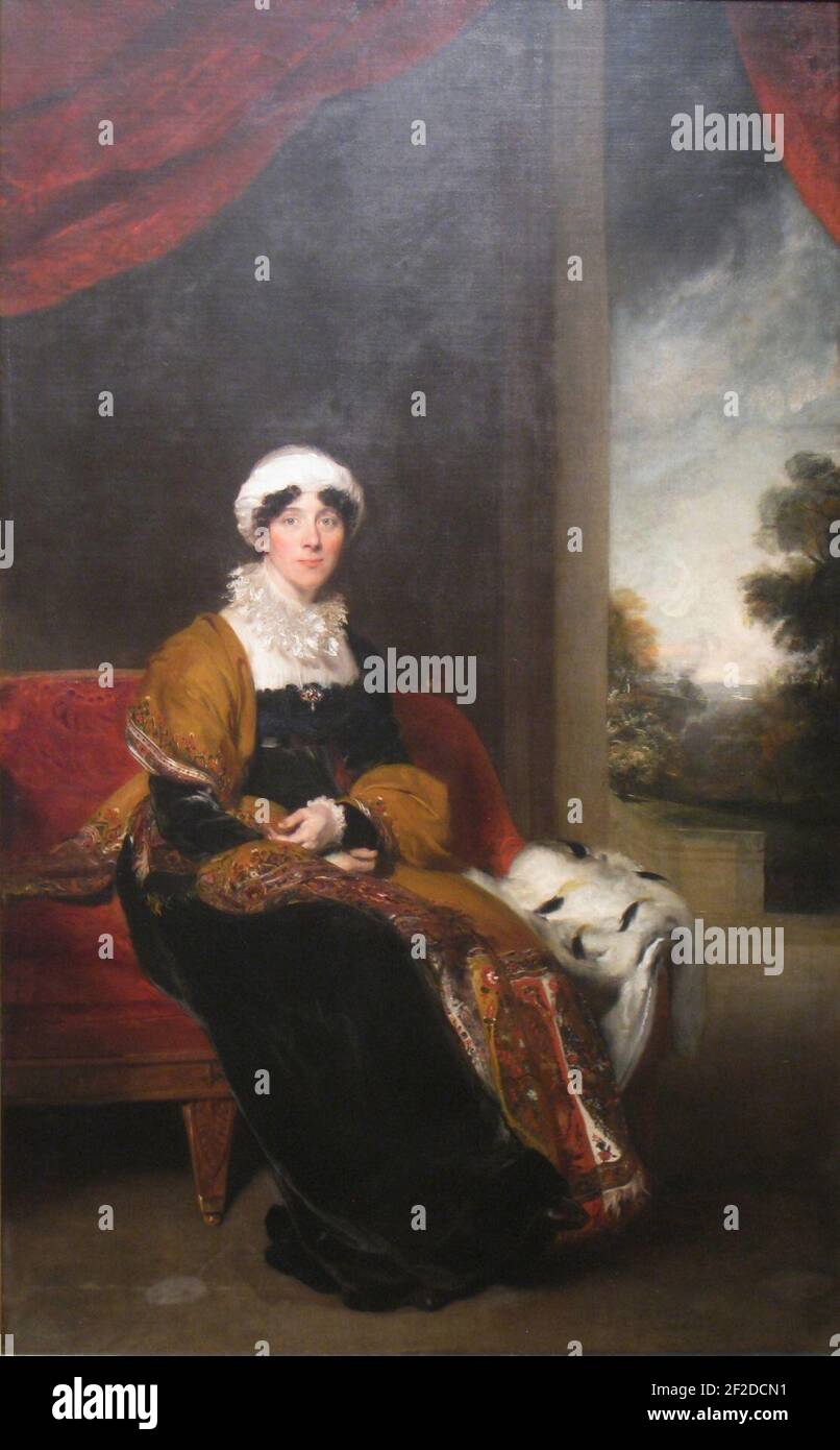 Portrait of Eleanor, Lady Wigram, by Thomas Lawrence. Stock Photo