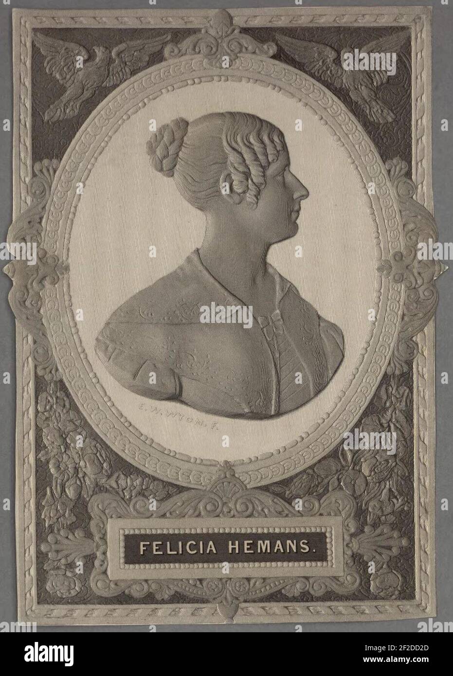 Portrait of Felicia Hemans (4672576) (cropped)2. Stock Photo