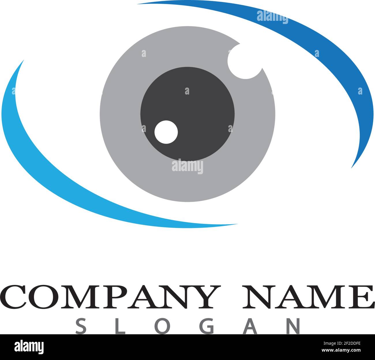 Branding Identity Corporate Eye Care vector logo design Stock Vector ...