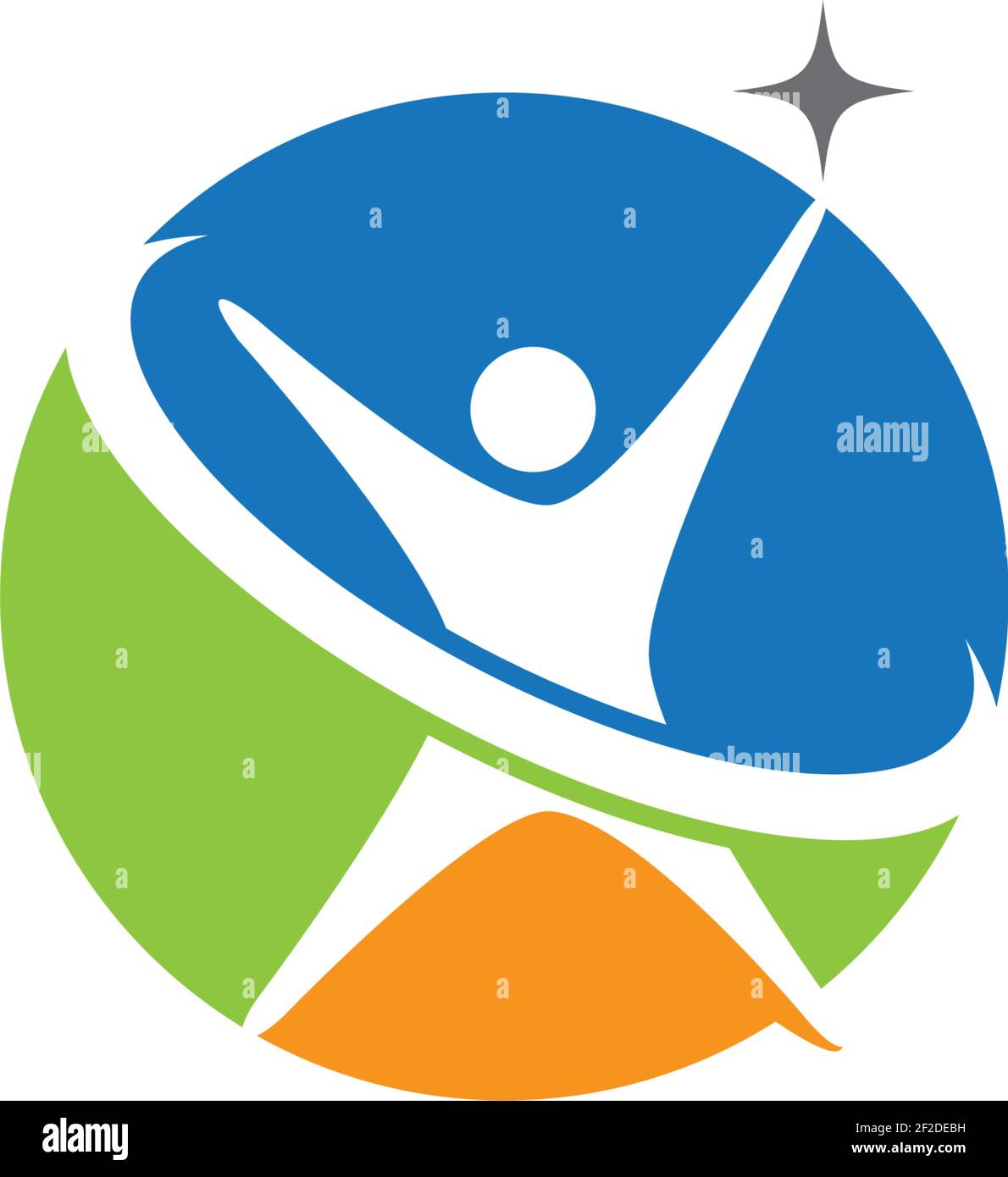 Healthy life logo template vector icon illustration design Stock Vector ...
