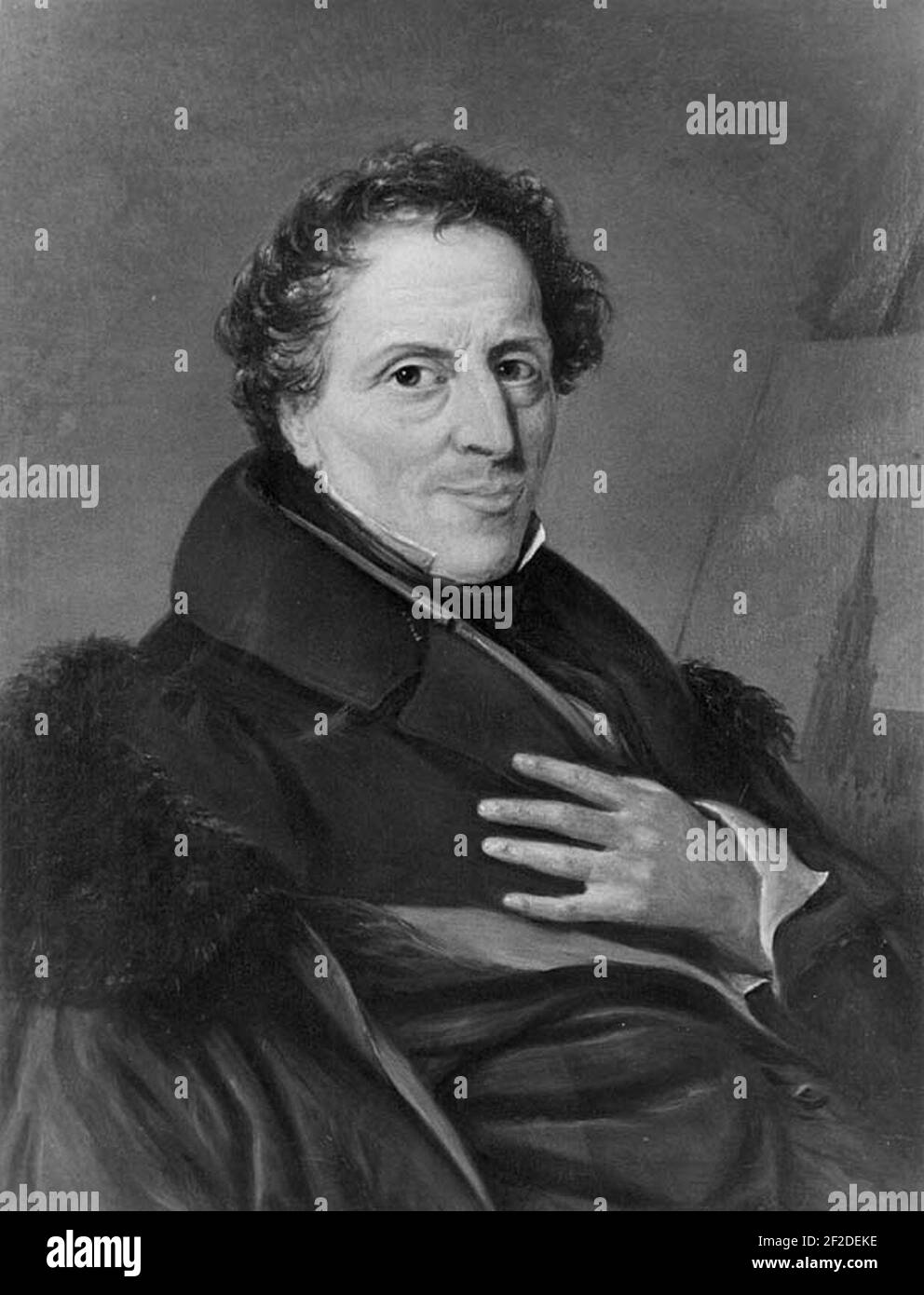 Portrait of Jan Hendrik Verheyen by Jan Kieft Stock Photo