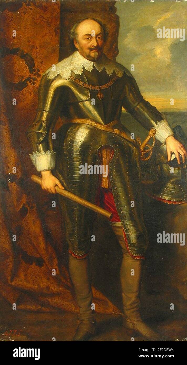 Portrait of Johan, Count of Nassau-Siegen Hermitage. Stock Photo