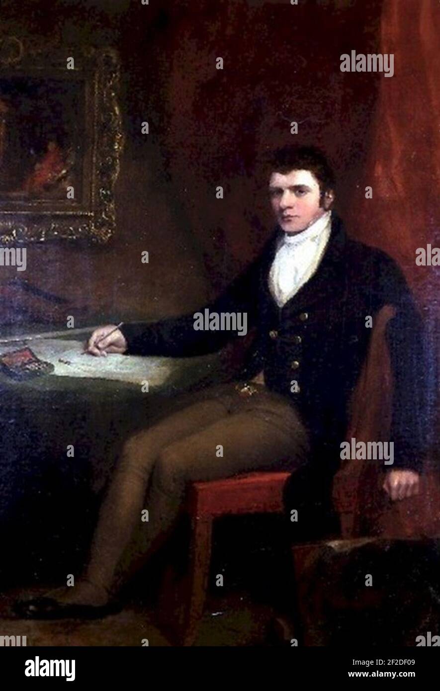 Portrait of John Dobson architect 001 Stock Photo Alamy