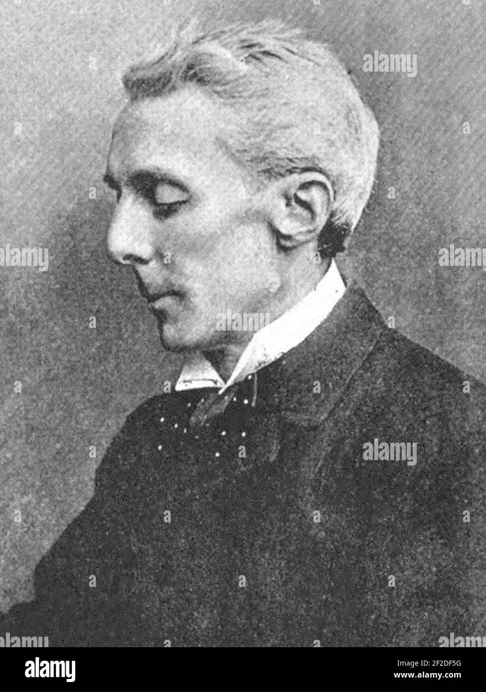 Portrait of John Pope Hennessy (cropped Stock Photo Alamy