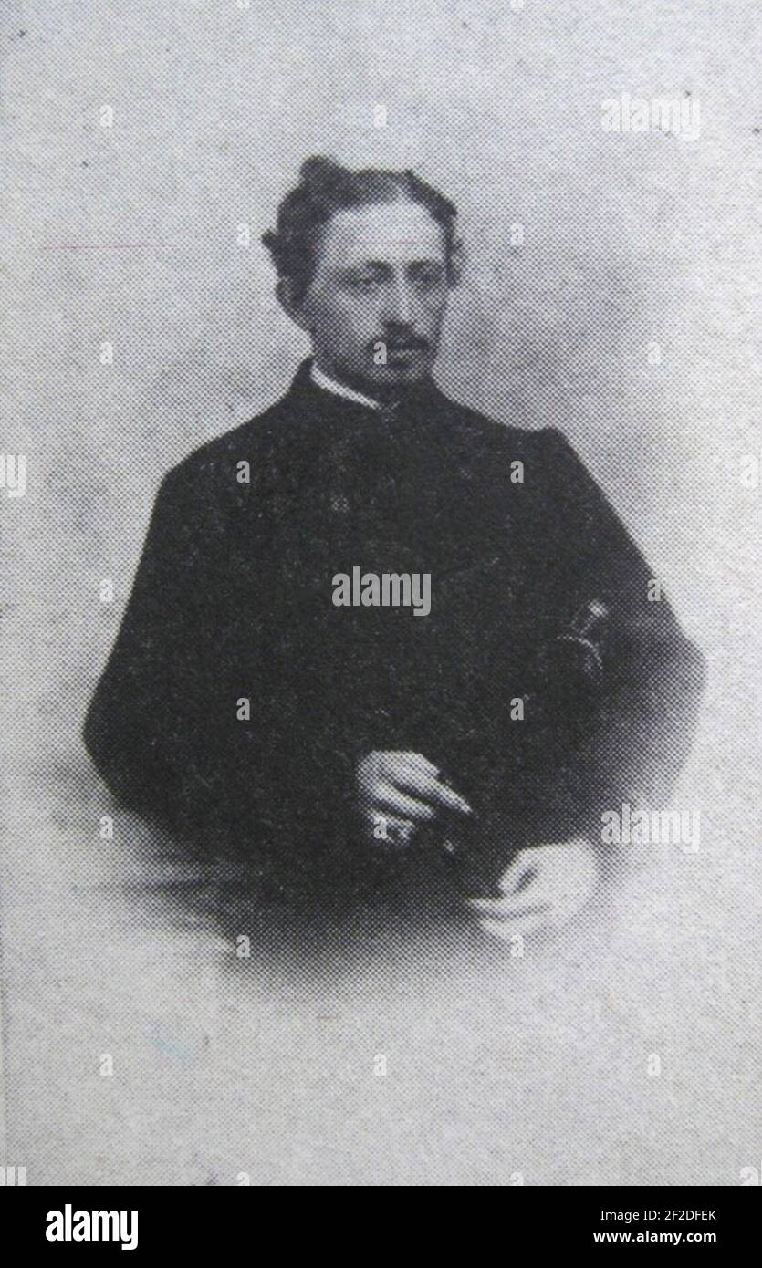 Portrait of Karel Fundulus junior, mayor and businessman of Třebíč. Stock Photo