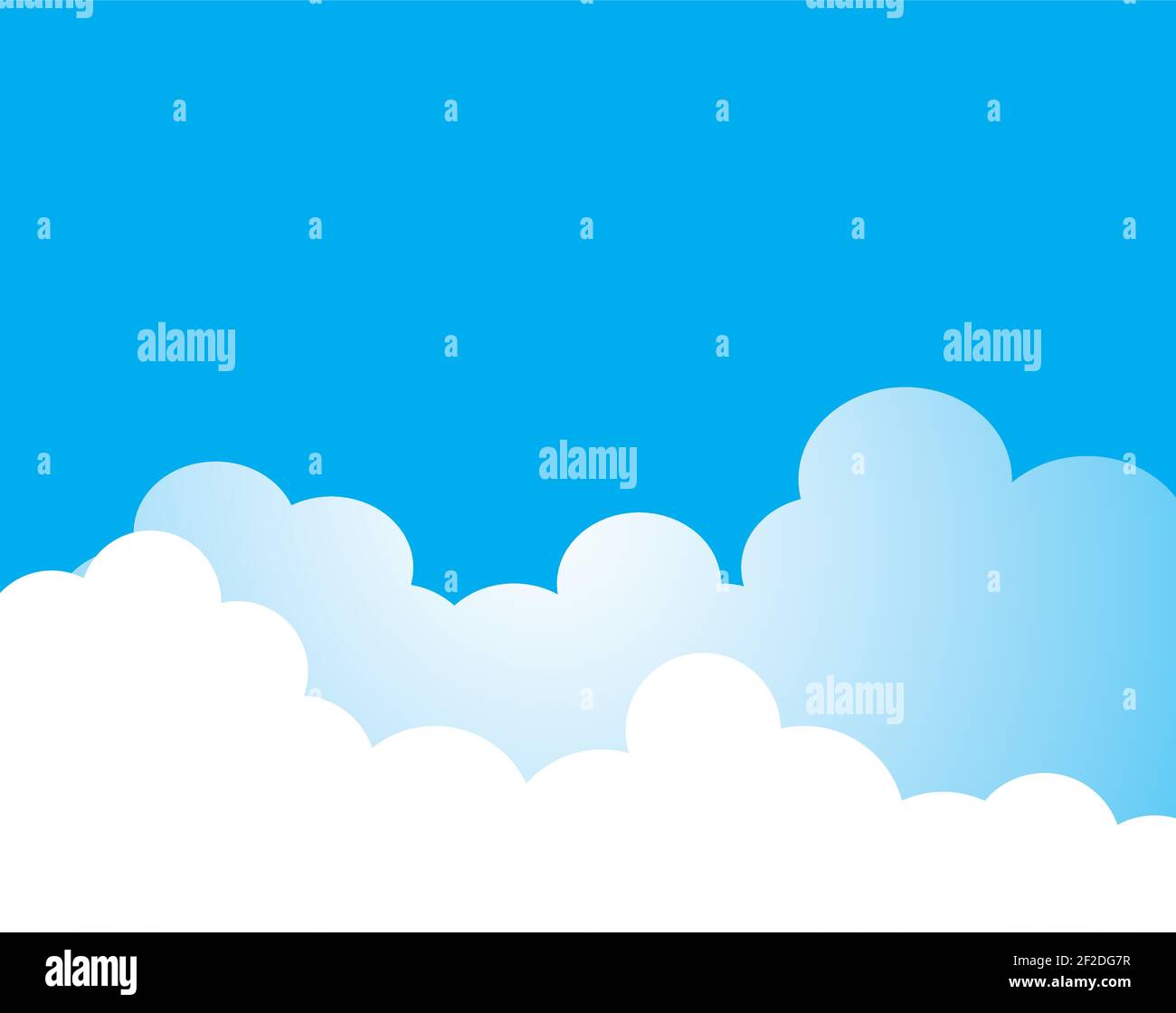 Blue sky with cloud vector icon illustration design Stock Vector Image ...