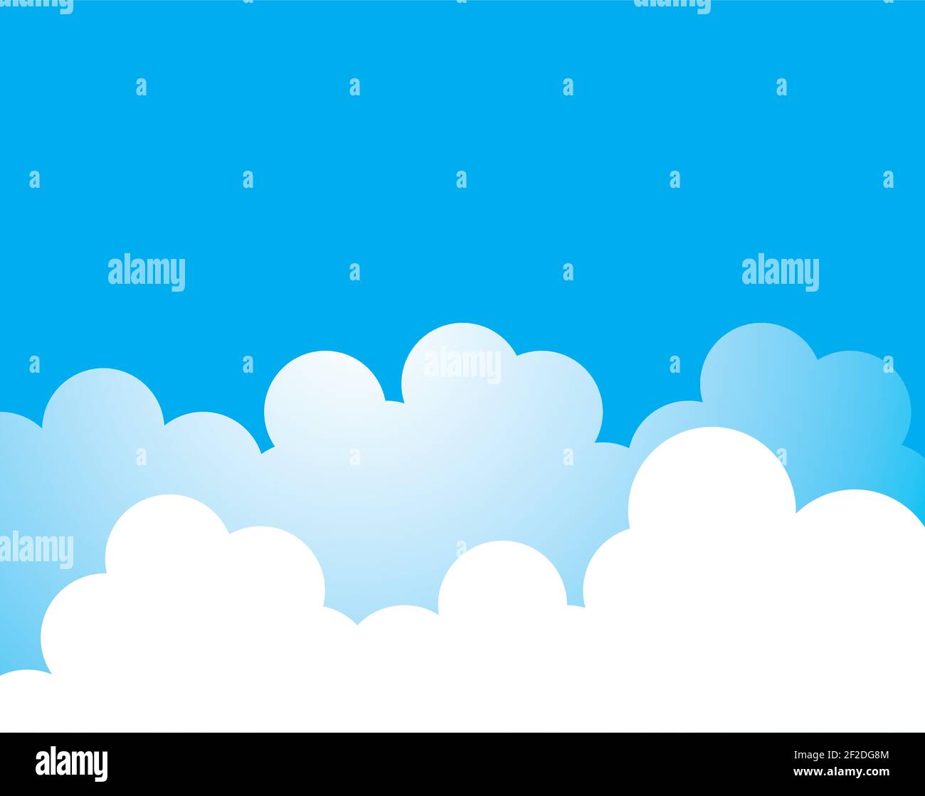 Blue sky with cloud vector icon illustration design Stock Vector Image ...