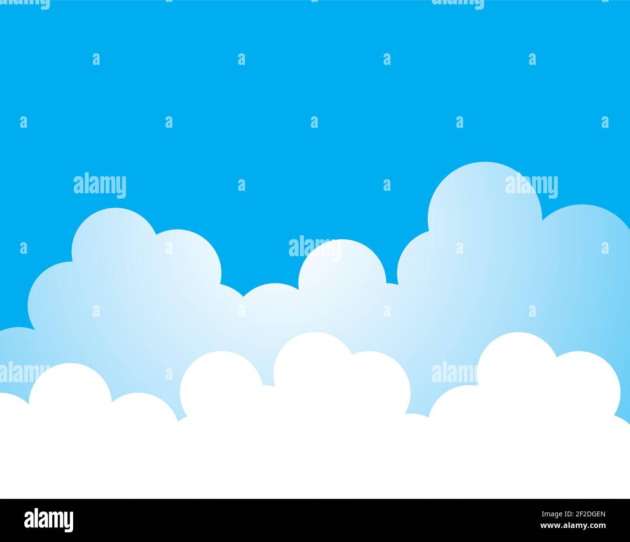 Blue sky with cloud vector icon illustration design Stock Vector Image ...