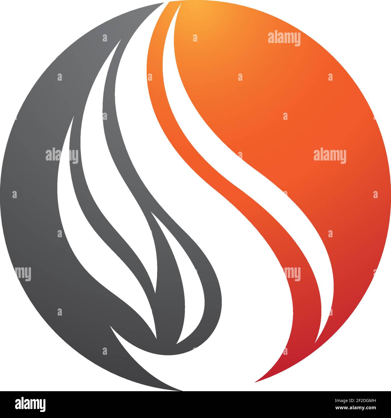 Fire flame Logo Template vector icon Oil, gas and energy logo concept ...