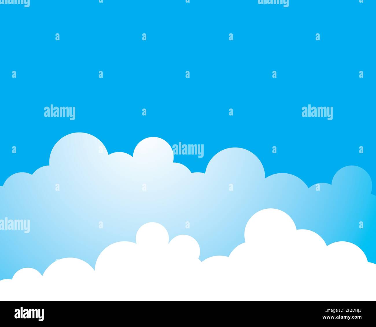 Blue sky with cloud vector icon illustration design Stock Vector Image ...