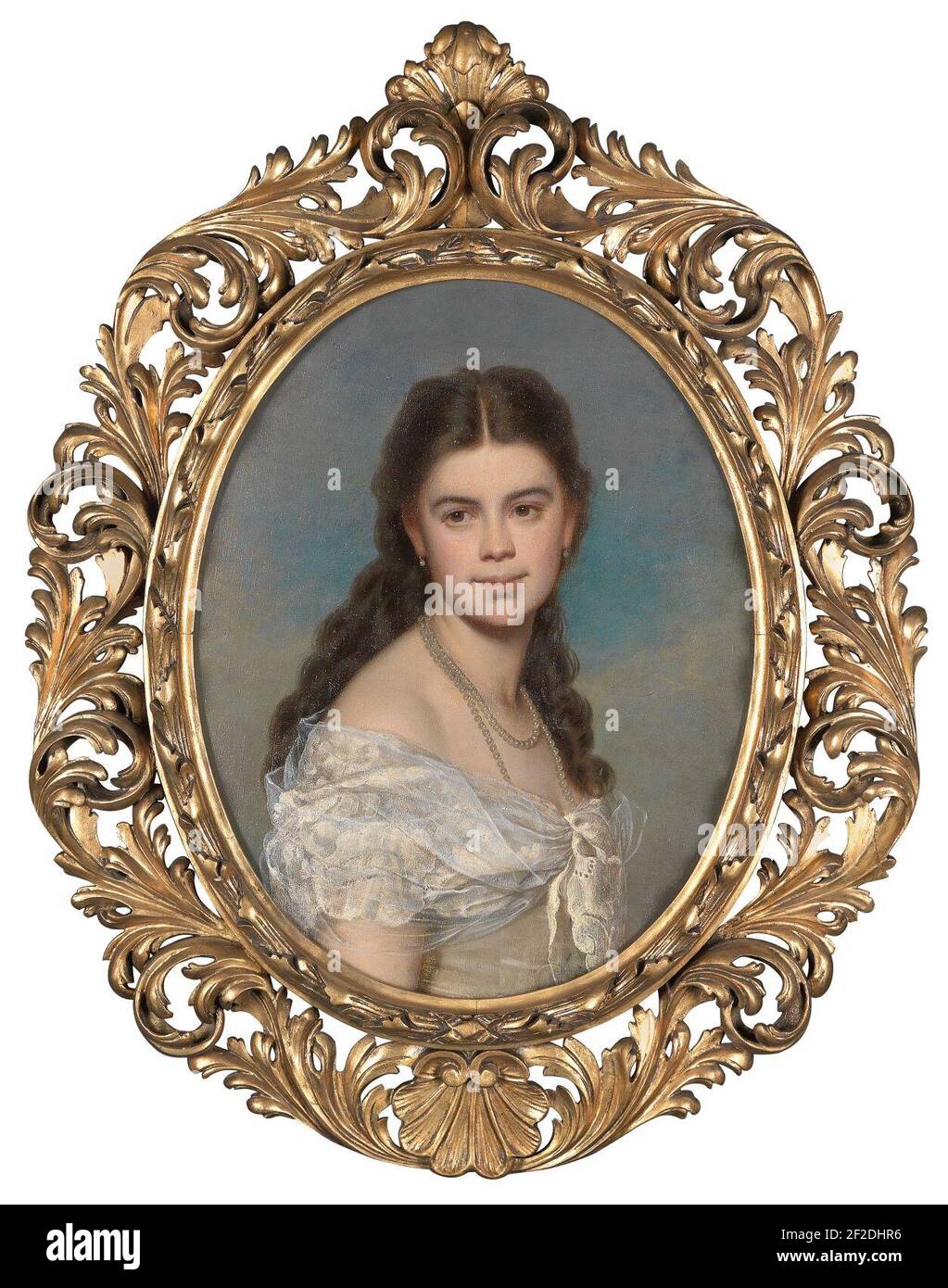 Portrait of Pauline Princess von Metternich-Sandor Stock Photo - Alamy