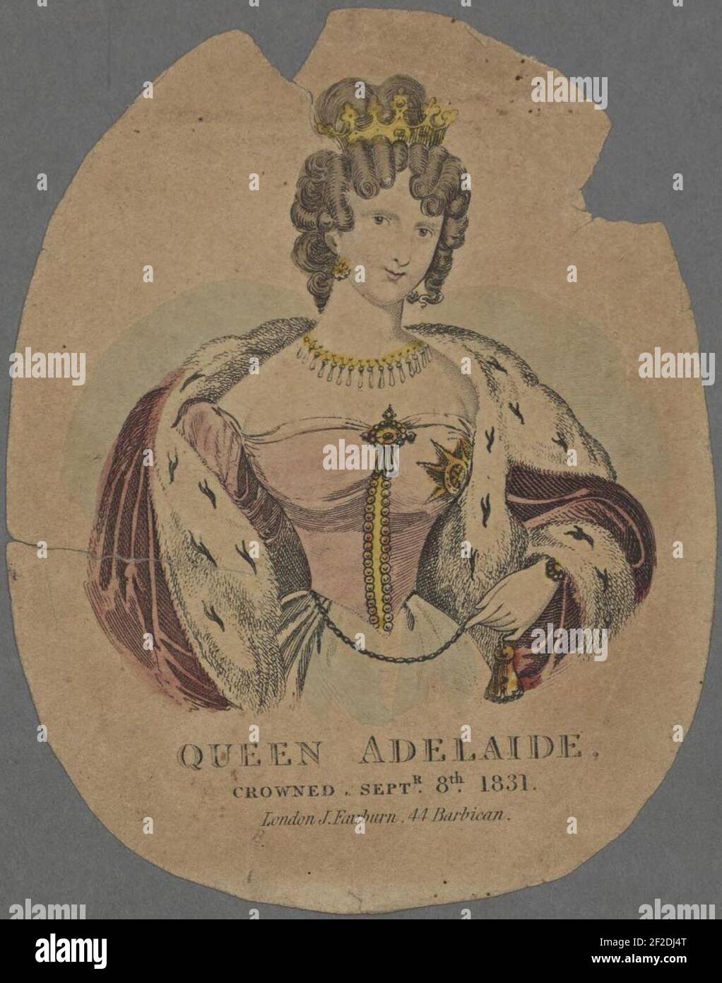 Portrait of Queen Adelaide (4669635 Stock Photo Alamy