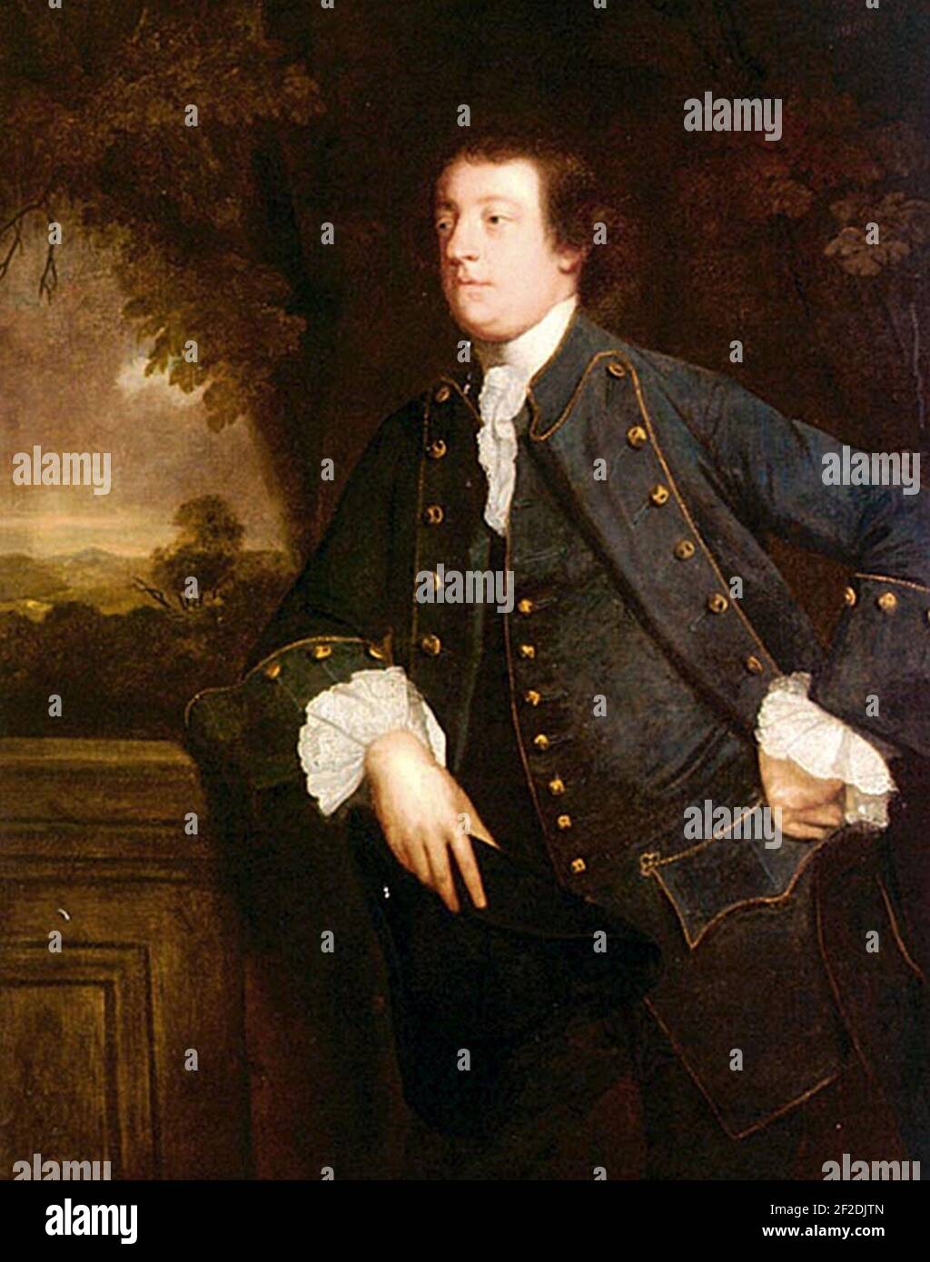 Portrait of Sir William Lowther 3rd BT 1727 1756 Stock Photo Alamy