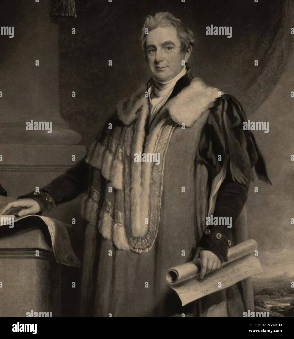 Portrait of The Right Honble. Edward Pryce, Baron Mostyn, of Pengwern