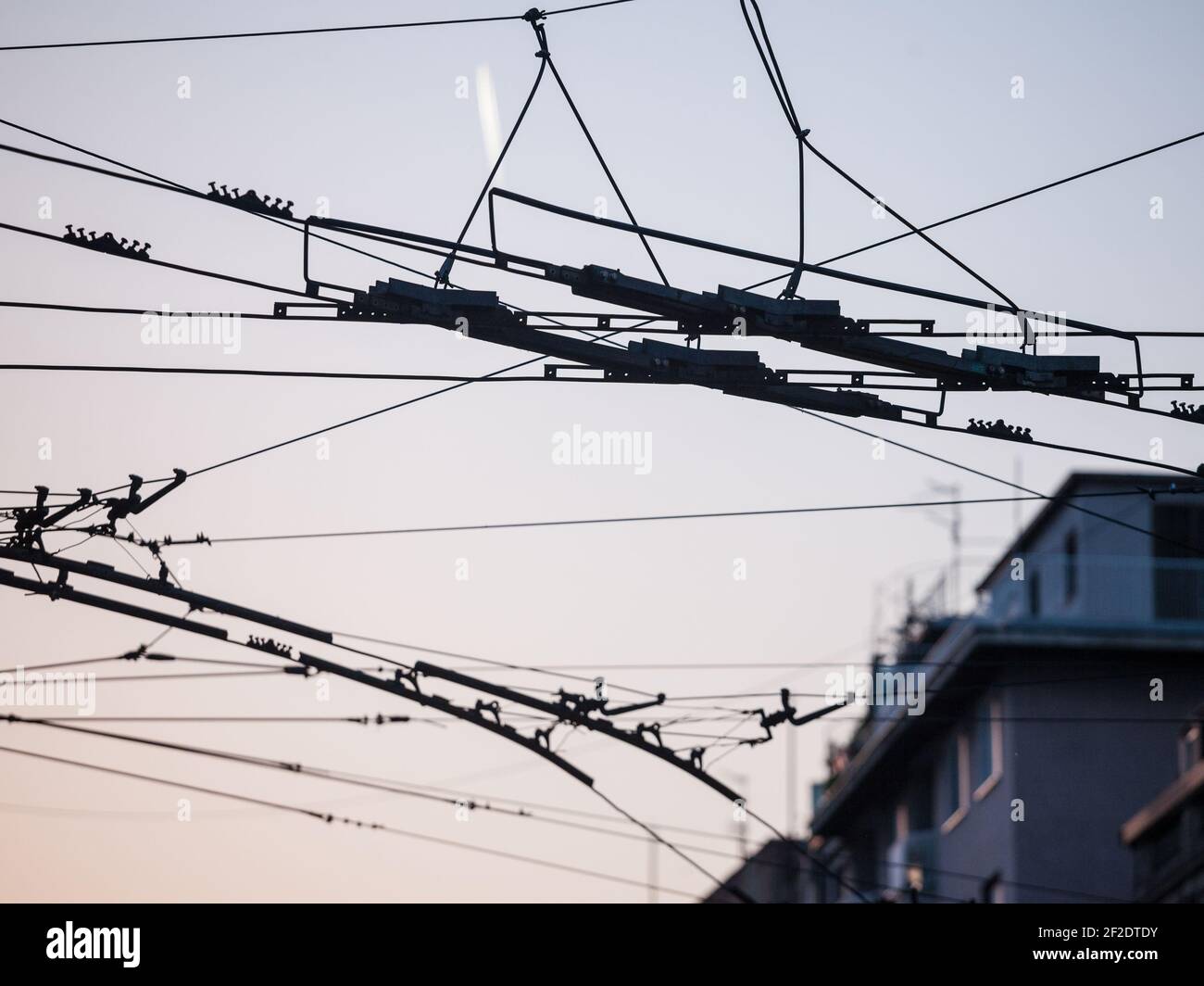 Trolley bus catenary hires stock photography and images Alamy