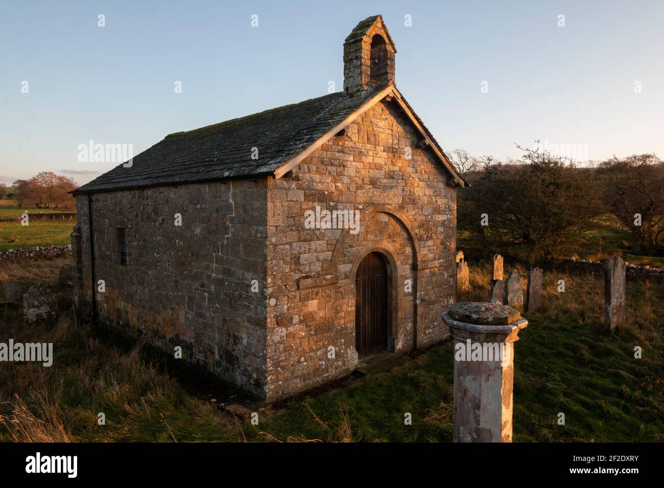 Ireby Old Church in Cumbria. Stock Photo