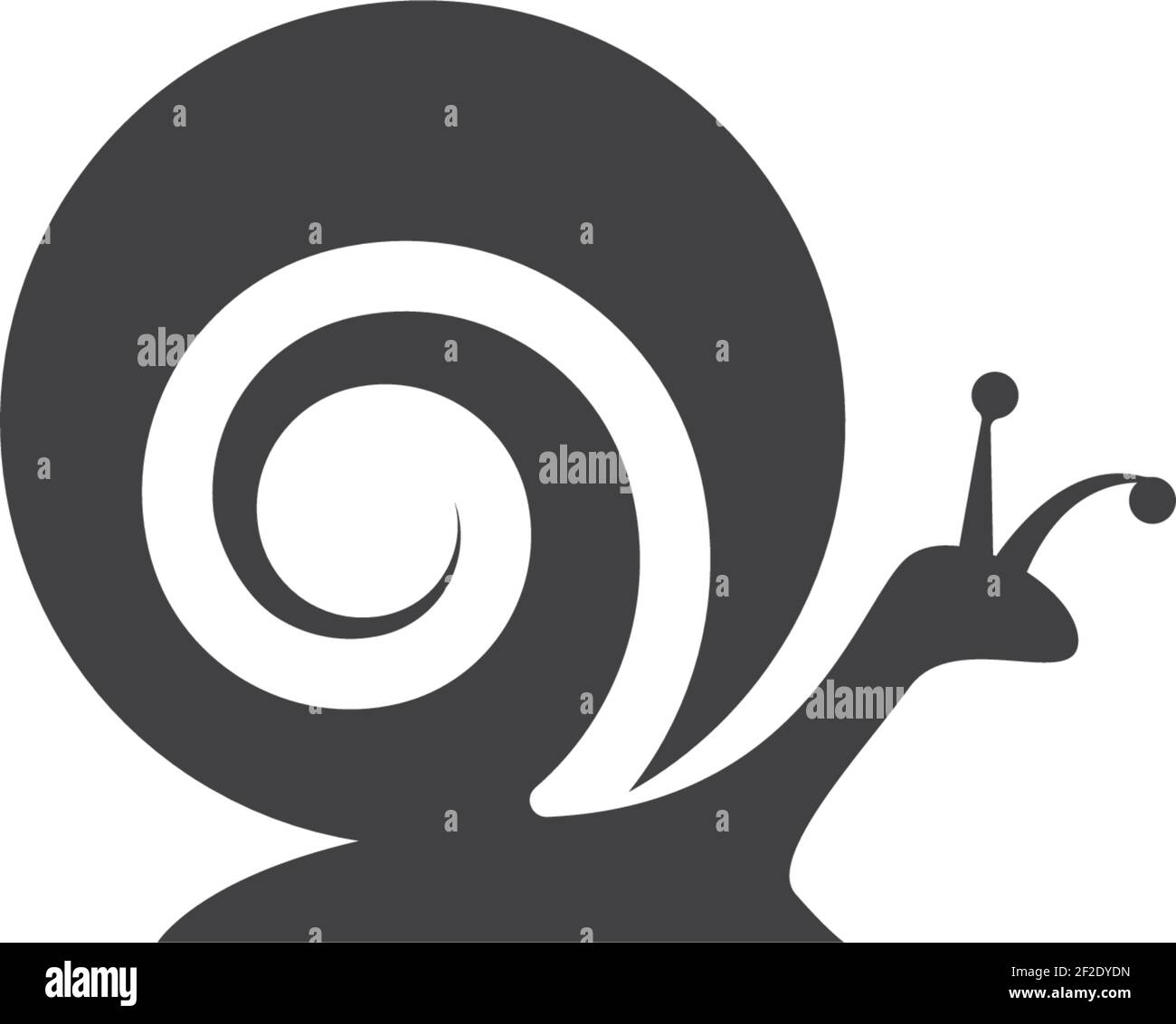 Snail logo template vector icon illustration design Stock Vector