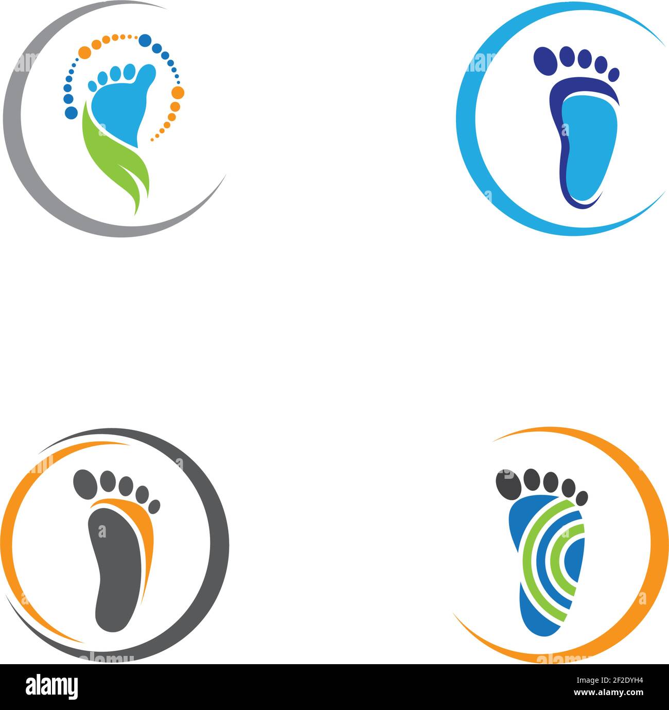 Foot therapist logo vector icon Stock Vector Image & Art - Alamy