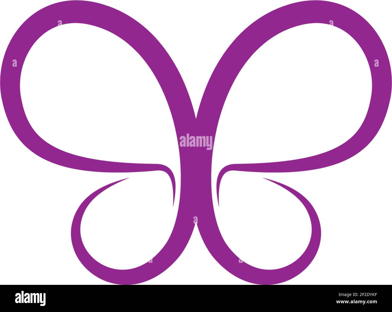Butterfly logo template vector icon illustration design Stock Vector ...