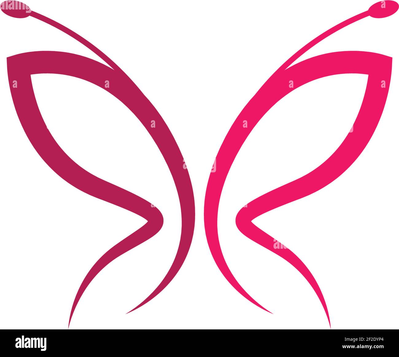 Butterfly logo template vector icon illustration design Stock Vector ...