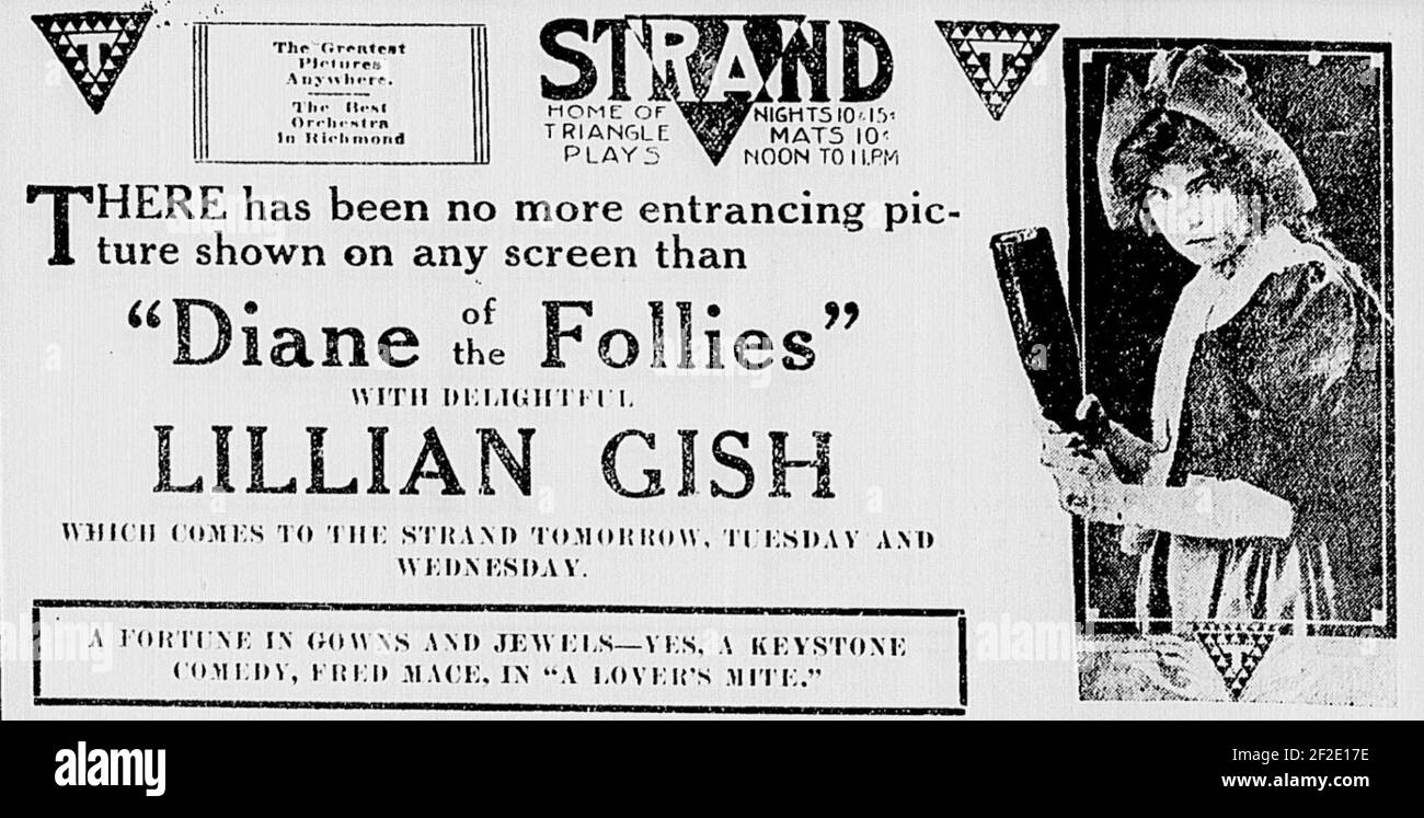 Diane of the Follies Stock Photo